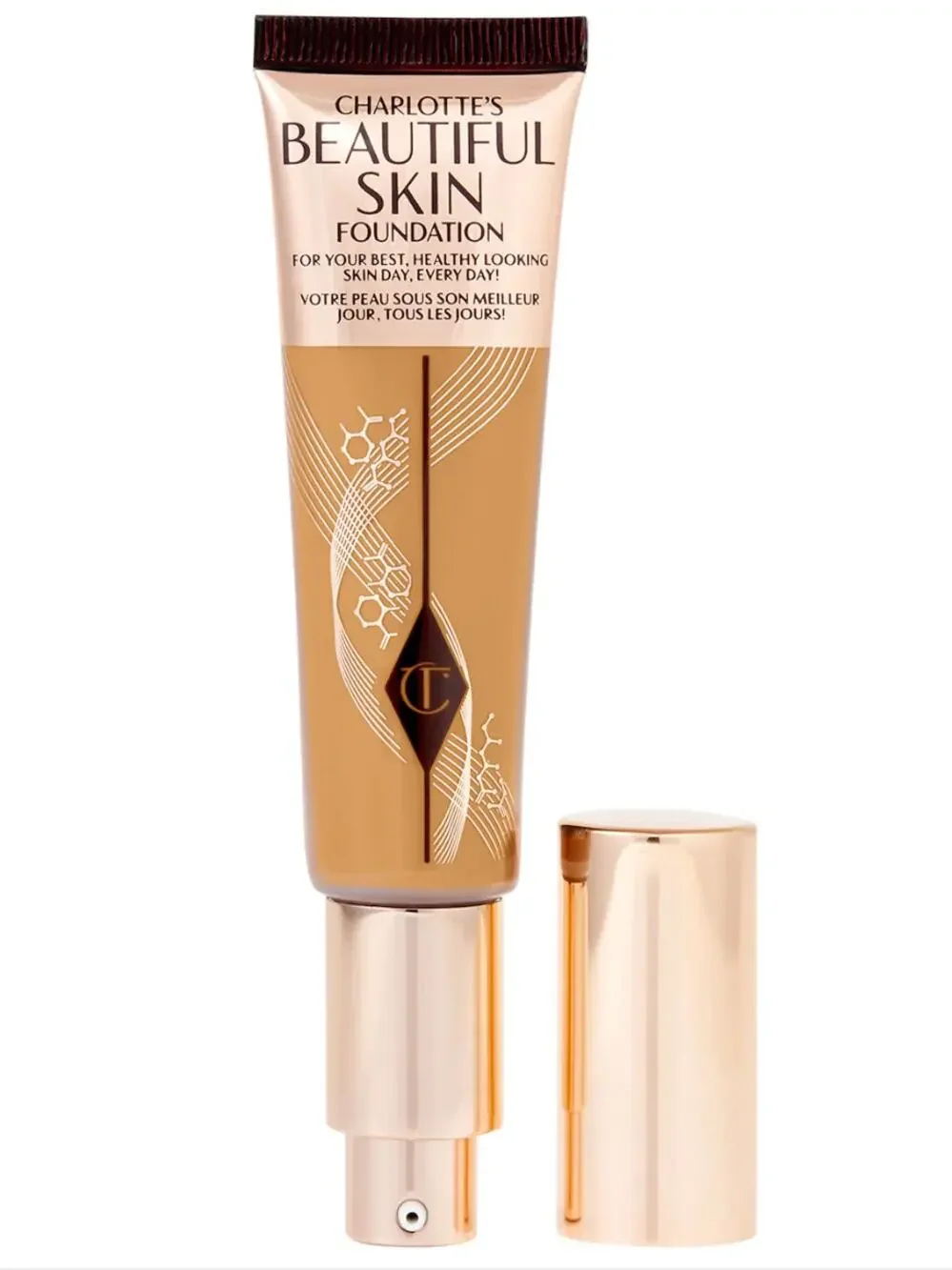 Charlotte Tilbury Beautiful Skin Medium Coverage Liquid Foundation #9 Warm NEW